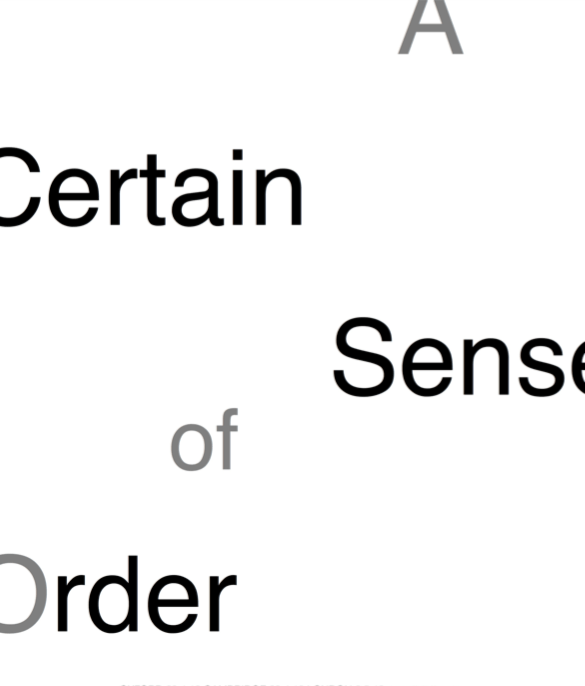 acertainsenseoforder