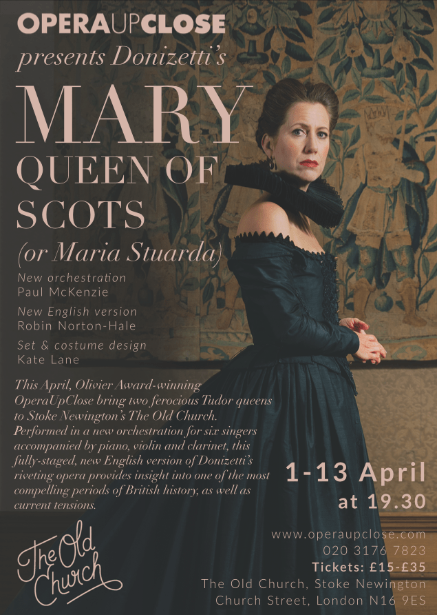 Mary, Queen of Scots. The Old Church. E-Flyer